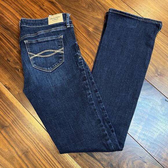 Abercrombie & Fitch Denim - Abercrombie & Fitch Low Rise Boot Cut Denim Jeans Y2K Size 2R 26/33